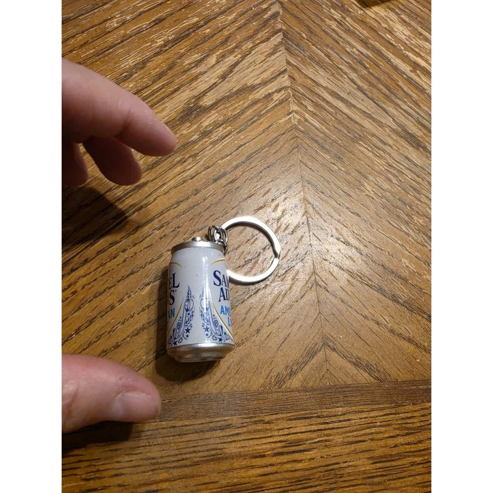 Samuel‎ Adams Beer Can Keychain. New